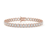 Bezel Tennis Bracelet