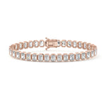 Bezel Tennis Bracelet
