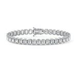 Bezel Tennis Bracelet