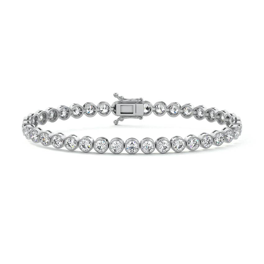 Bezel Tennis Bracelet