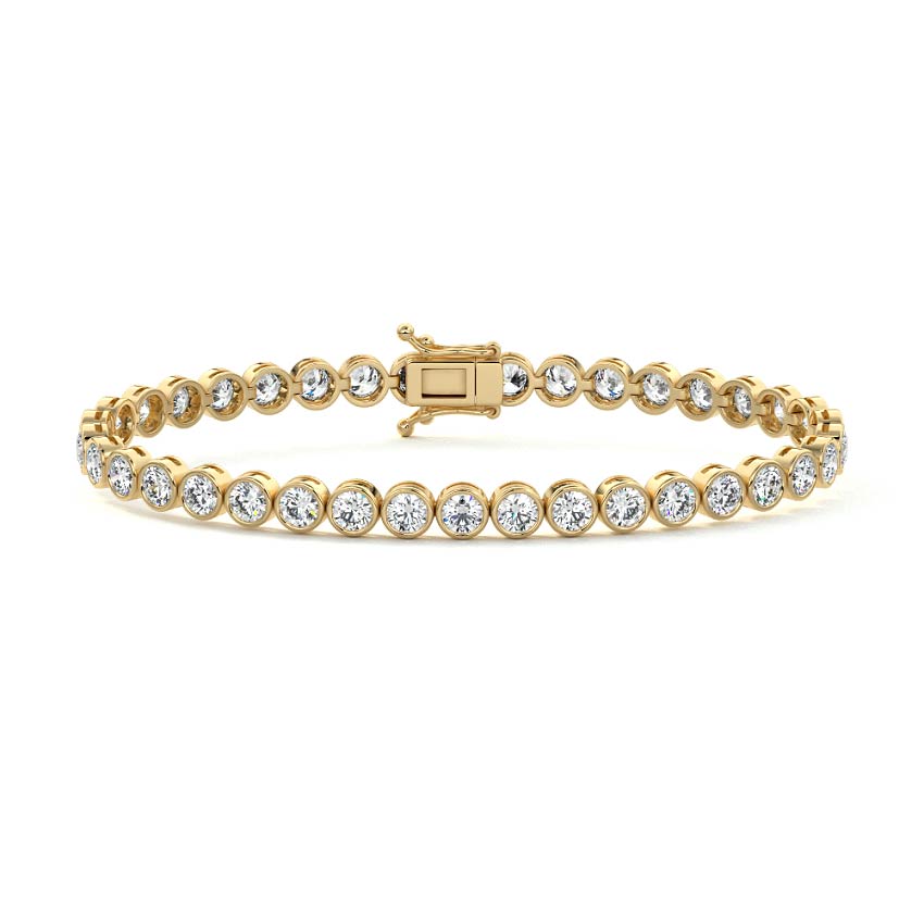 Bezel Tennis Bracelet