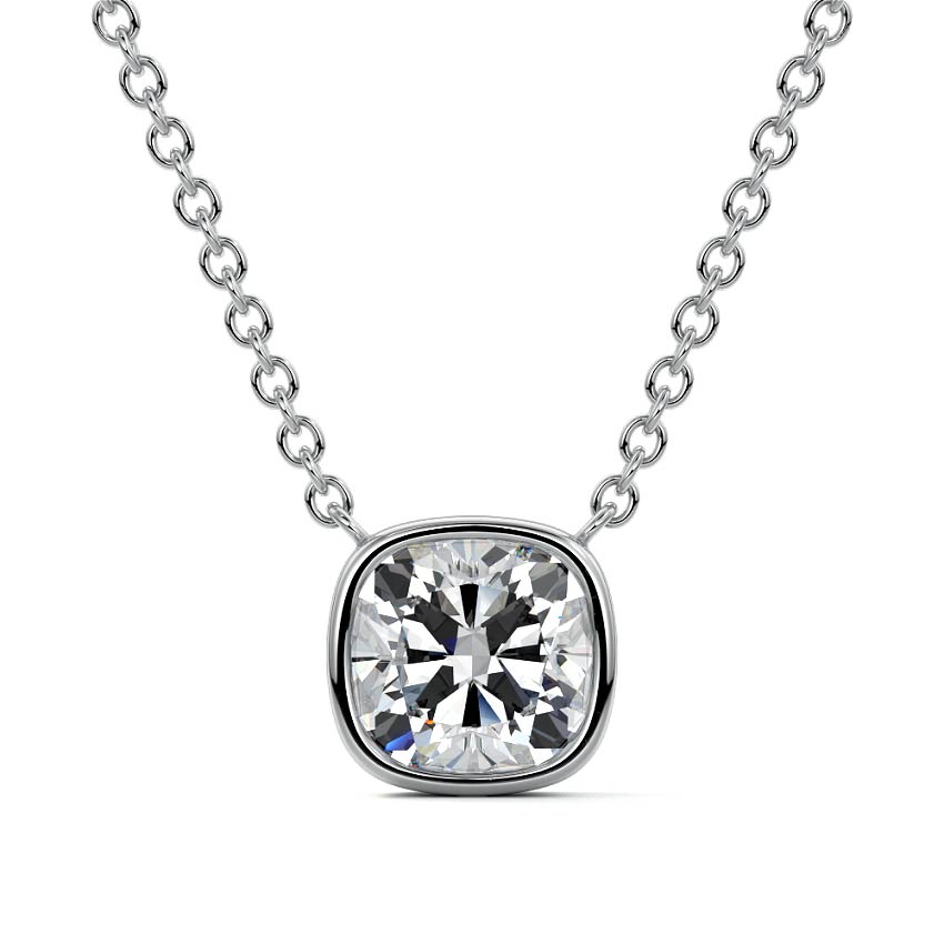 Bezel Diamond Pendant
