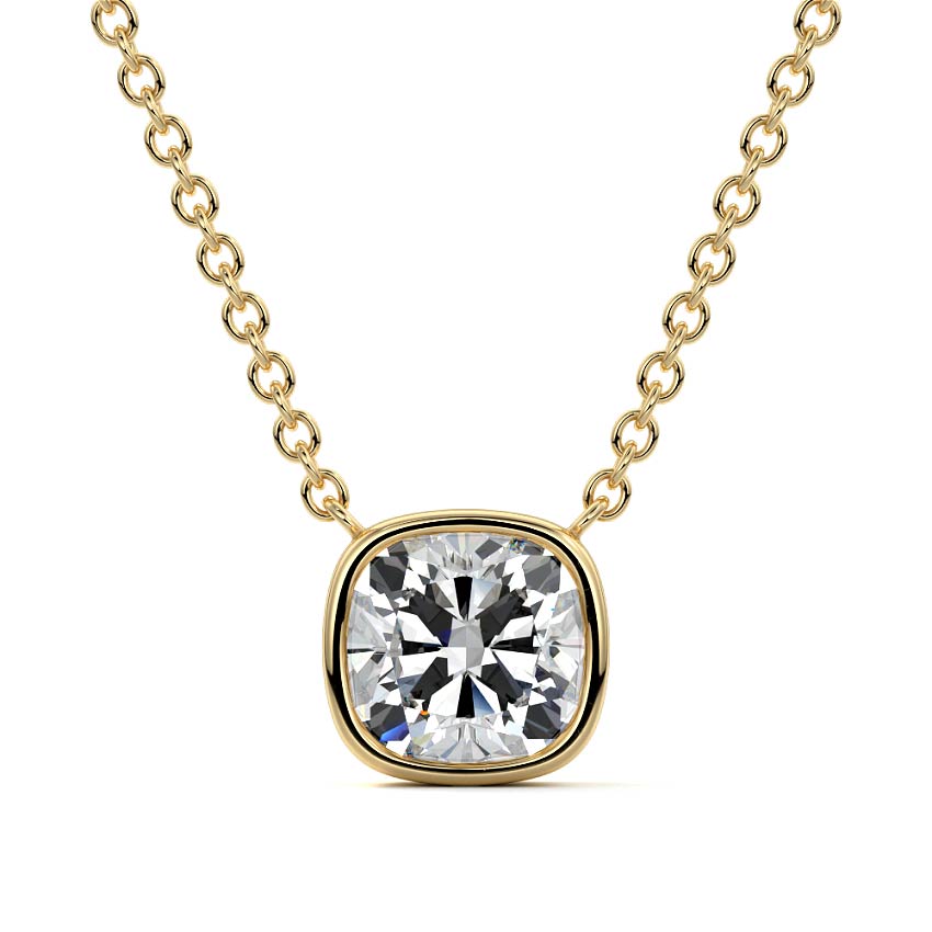 Bezel Diamond Pendant