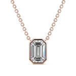Bezel Diamond Pendant