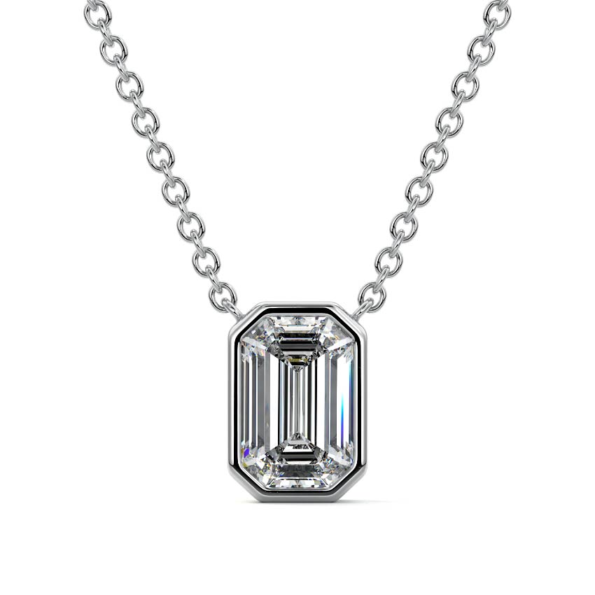 Bezel Diamond Pendant