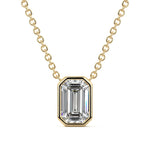Bezel Diamond Pendant