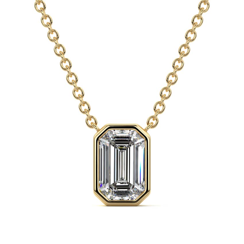 Bezel Diamond Pendant