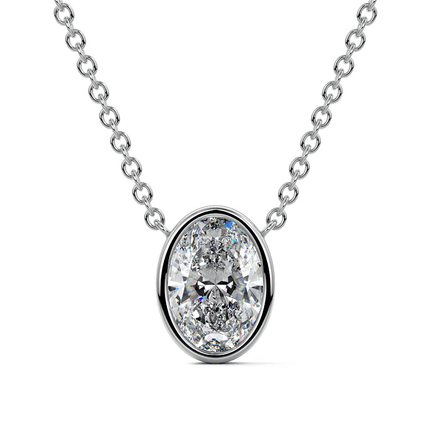 Bezel Diamond Pendant
