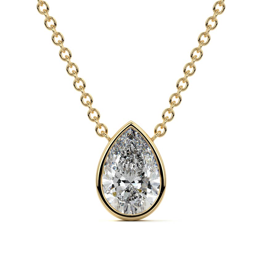 Bezel Diamond Pendant