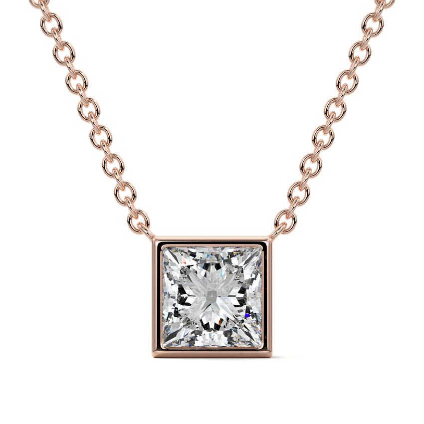 Bezel Diamond Pendant
