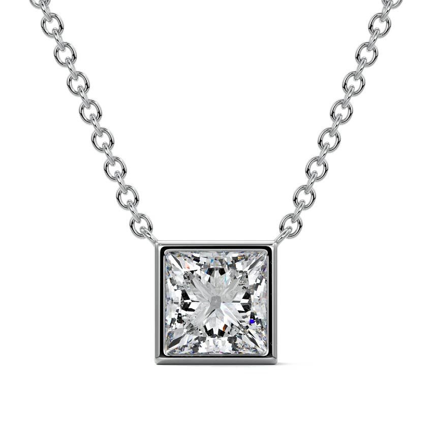 Bezel Diamond Pendant