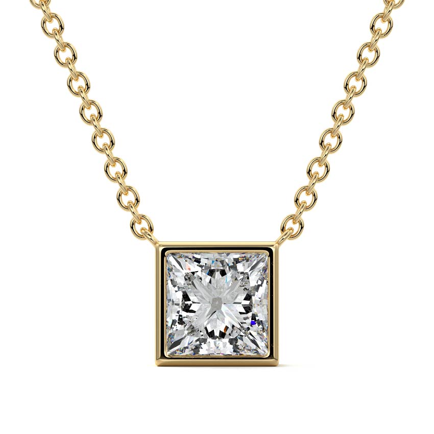 Bezel Diamond Pendant