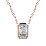 Bezel Diamond Pendant