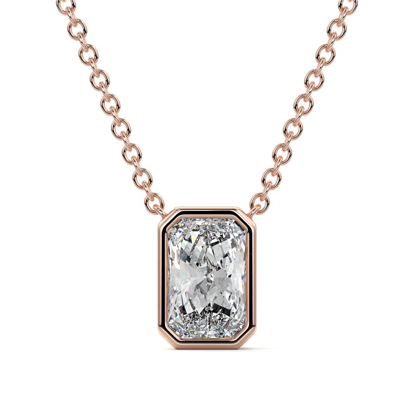 Bezel Diamond Pendant