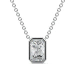 Bezel Diamond Pendant