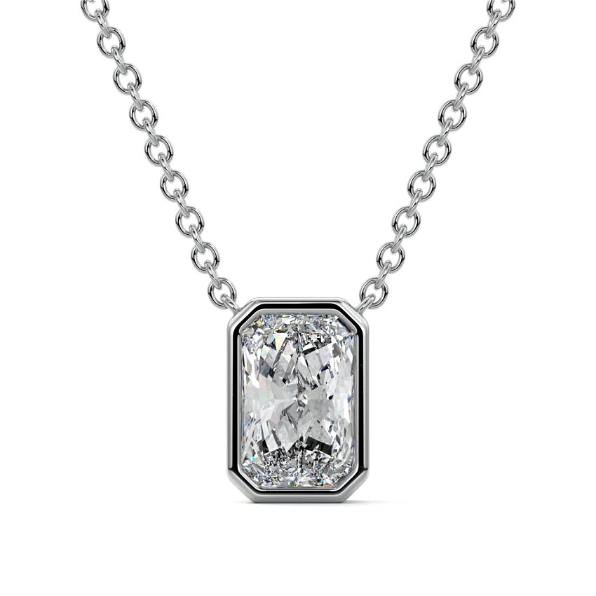Bezel Diamond Pendant