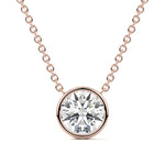Bezel Diamond Pendant
