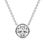 Bezel Diamond Pendant
