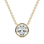 Bezel Diamond Pendant