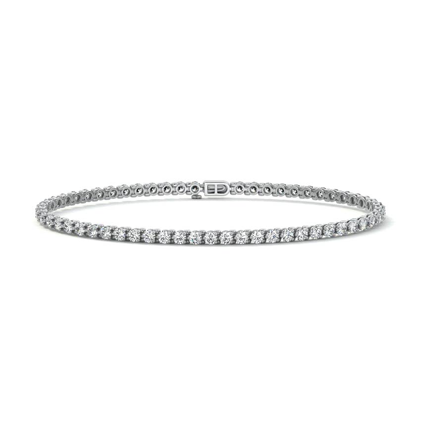 Three Prong Tennis Bracelet