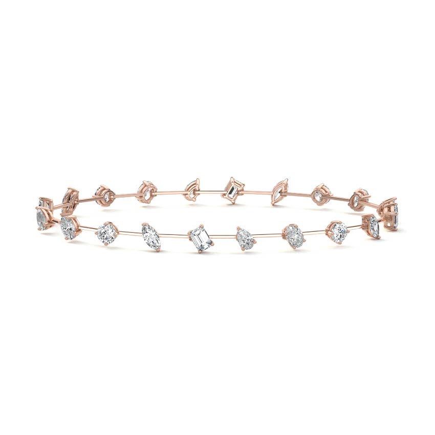 Multi Shape Diamond Bracelet
