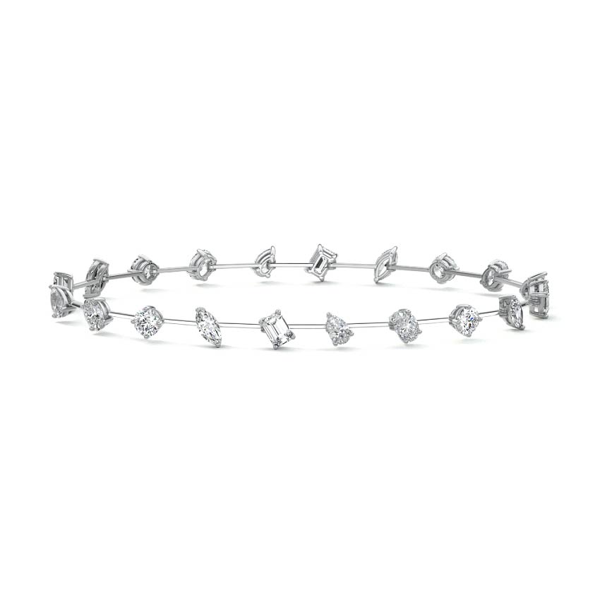 Multi Shape Diamond Bracelet