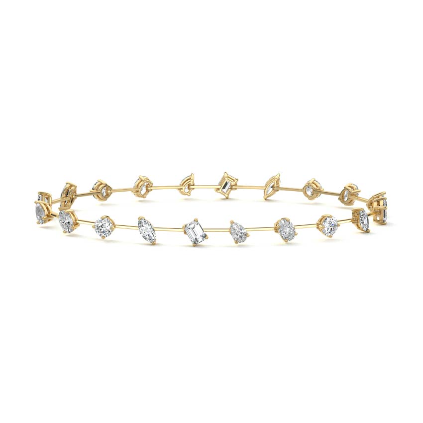 Multi Shape Diamond Bracelet
