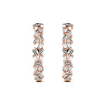 Baguette Prism Hoop Earrings