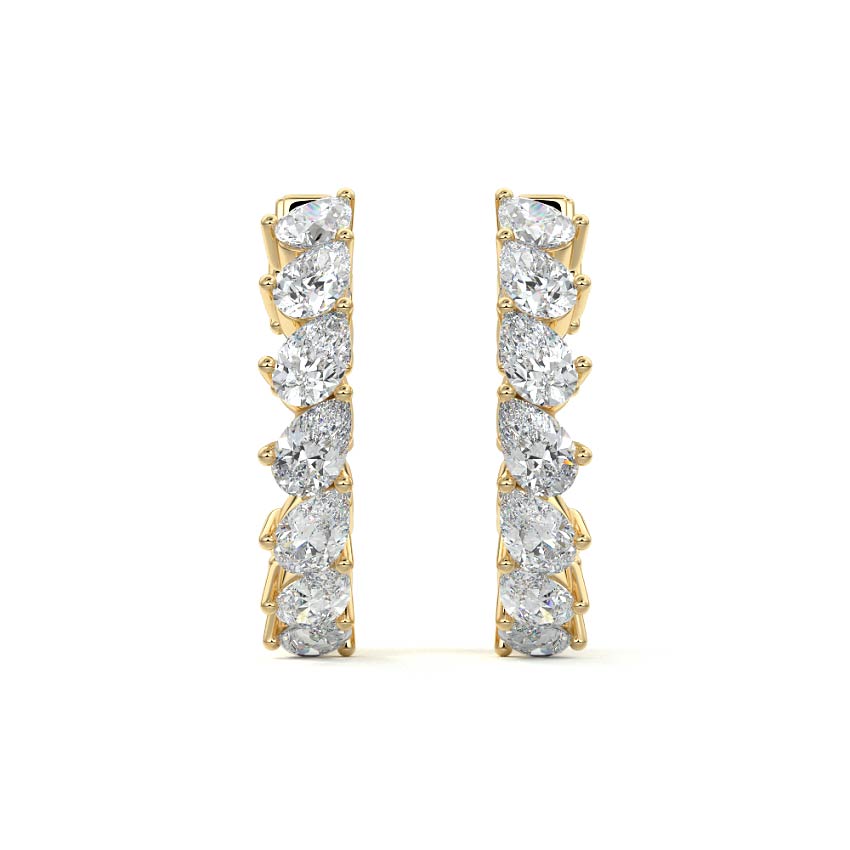 Pear Eternity Hoops