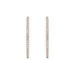 Jumbo Pave Hoop Earrings