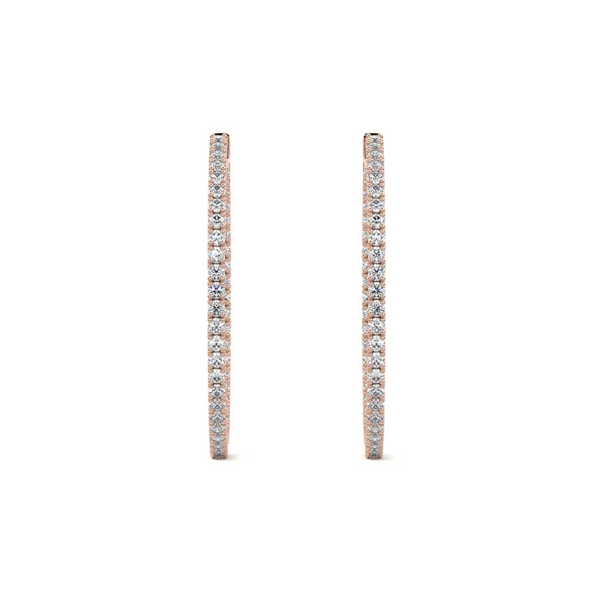 Jumbo Pave Hoop Earrings