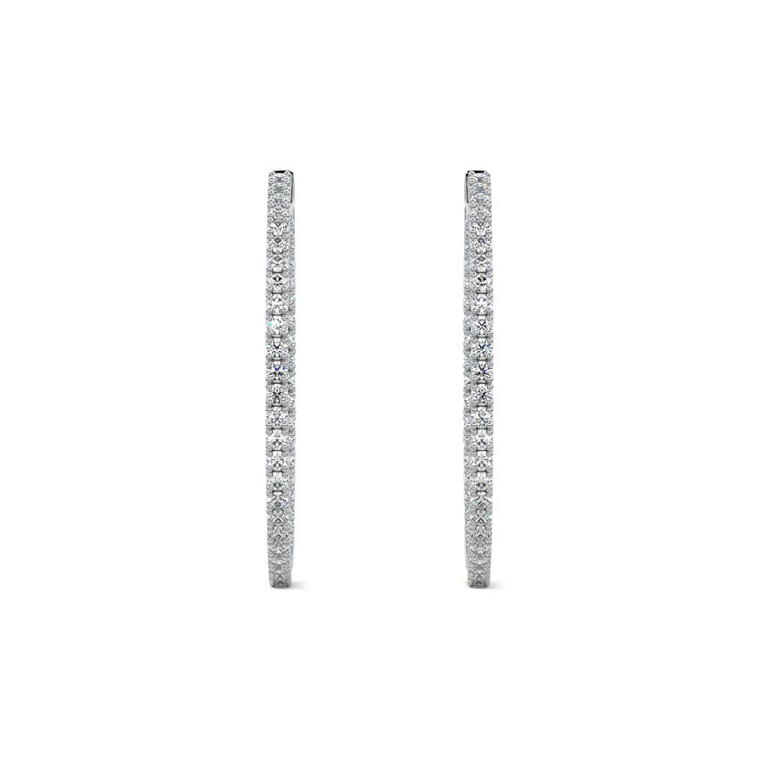 Jumbo Pave Hoop Earrings