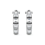 Emerald Eternity Diamond Earrings