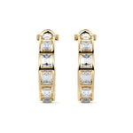 Emerald Eternity Diamond Earrings