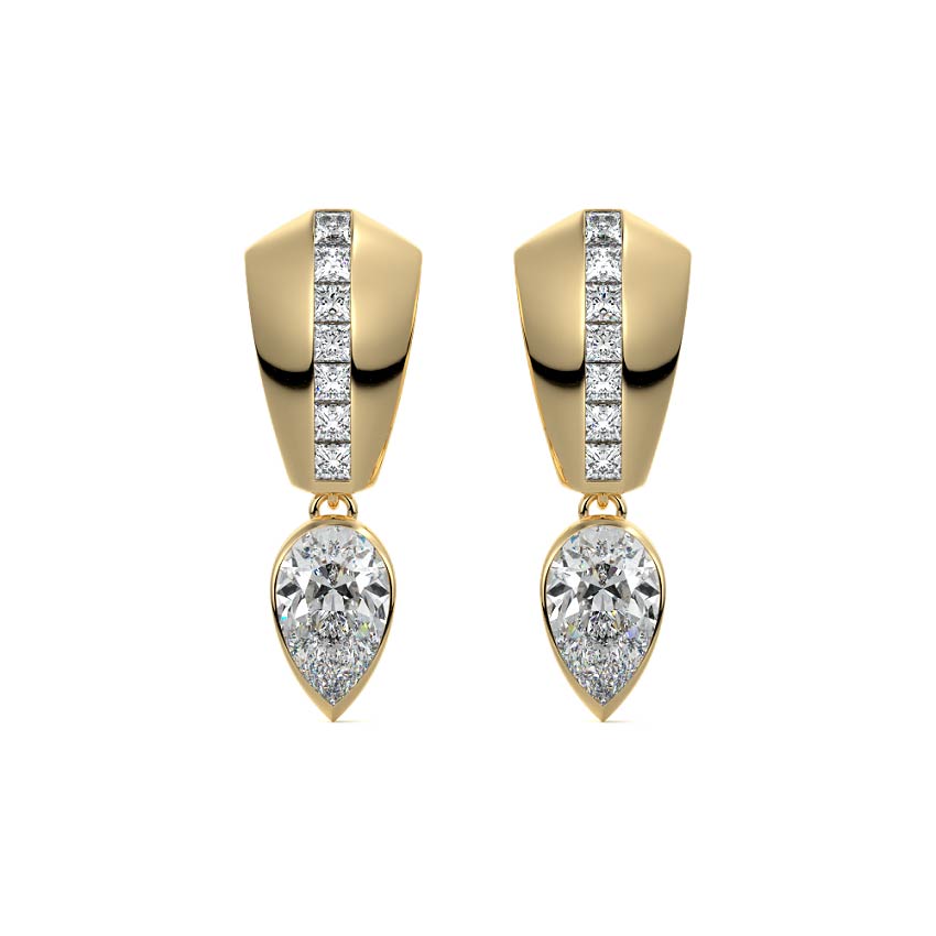 Inverted Pear Drop Earrings