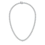Bezel Diamond Tennis Necklace