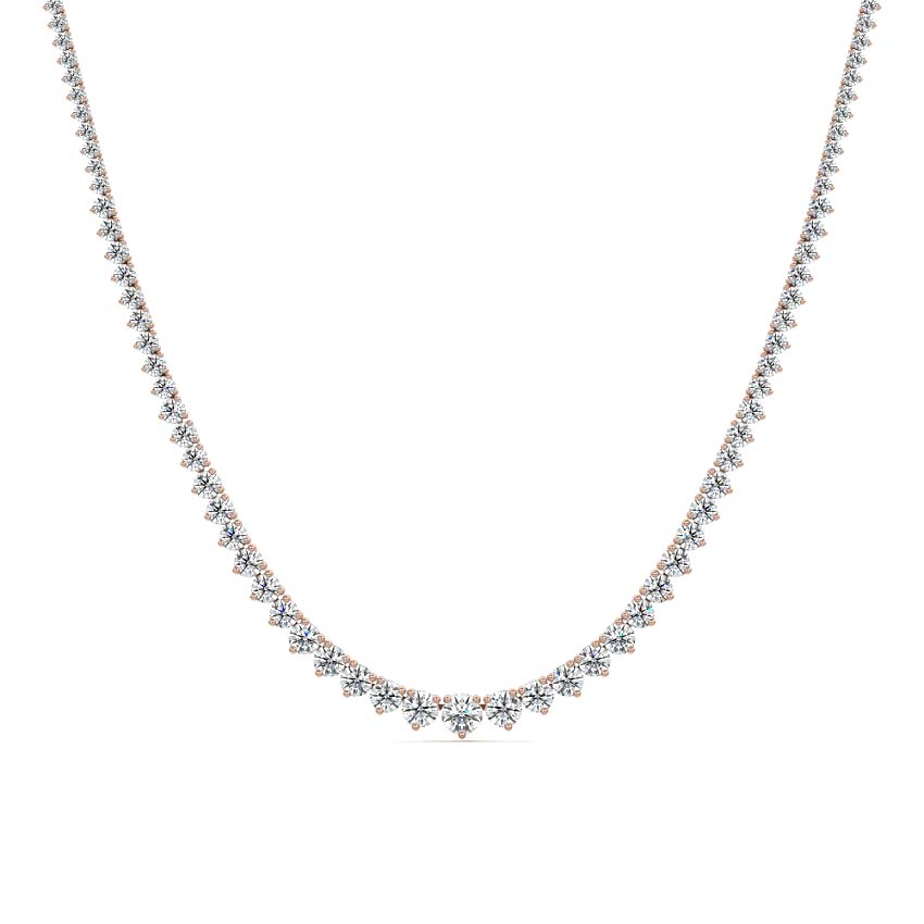 Graduated Riviera Tennis Necklace