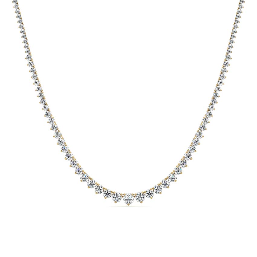 Graduated Riviera Tennis Necklace