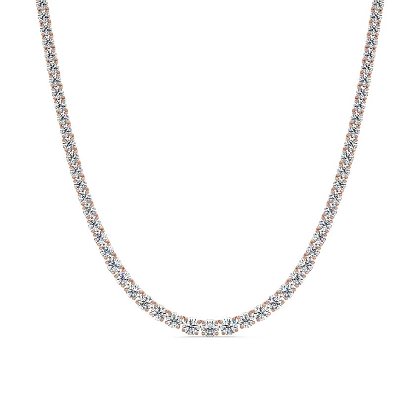Classic Diamond Tennis Necklace