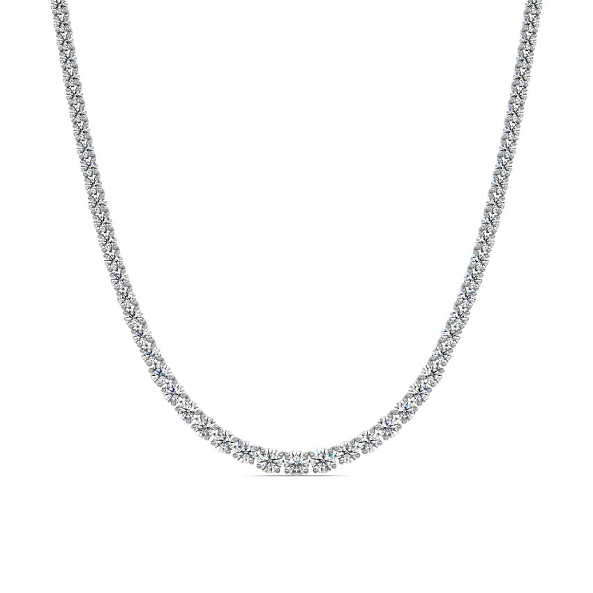 Classic Diamond Tennis Necklace