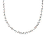 Multishape Diamond Tennis Necklace