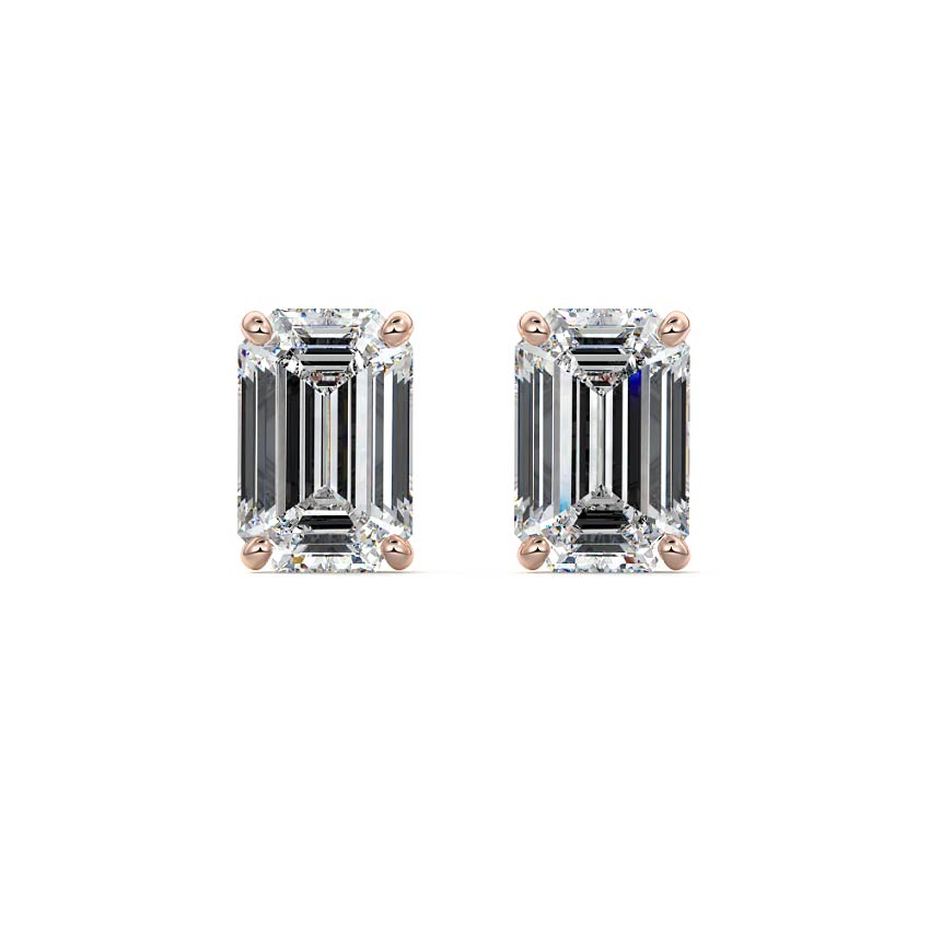 Martini Diamond Stud Earrings