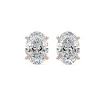 Martini Diamond Stud Earrings