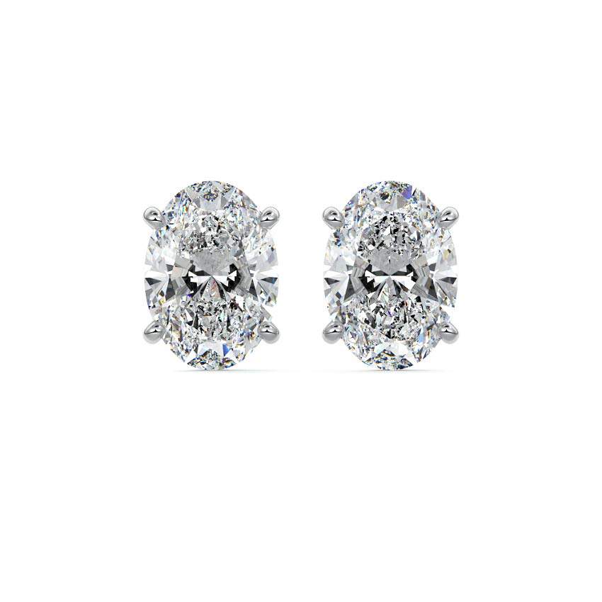 Martini Diamond Stud Earrings