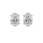 Martini Diamond Stud Earrings
