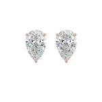 Martini Diamond Stud Earrings