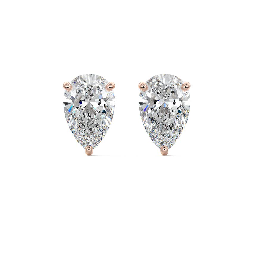 Martini Diamond Stud Earrings