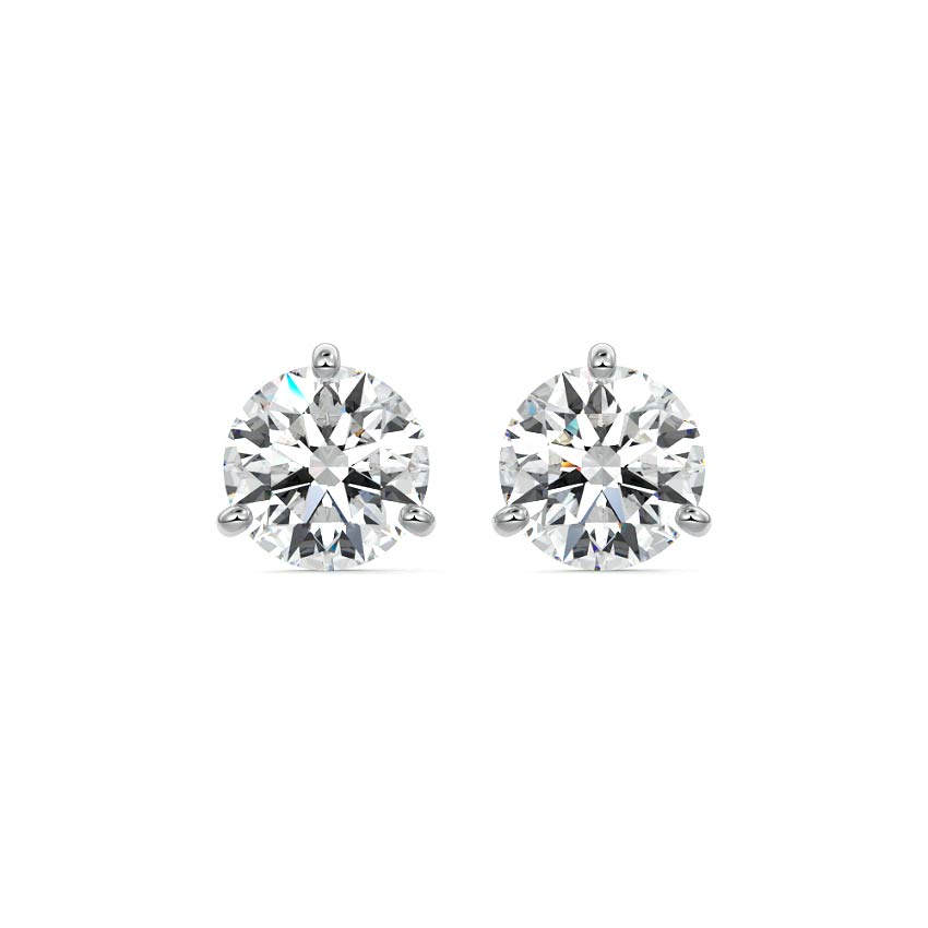 Martini Diamond Stud Earrings