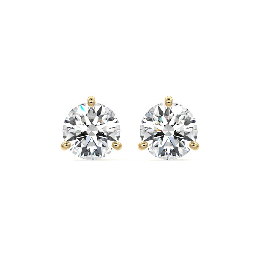 Martini Diamond Stud Earrings