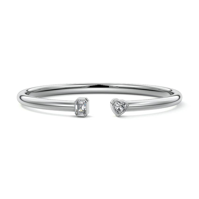 Two Stone Diamond Bangle